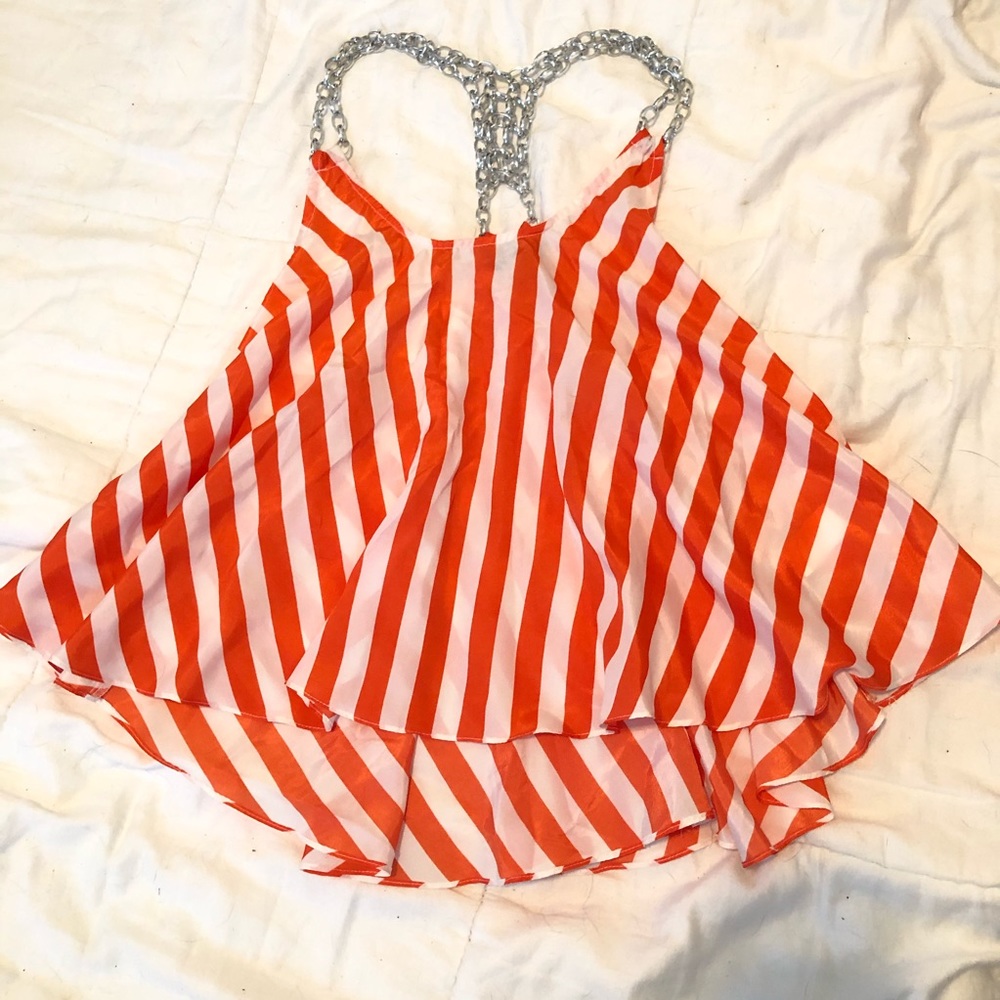 XTaren large tank top with chain accents